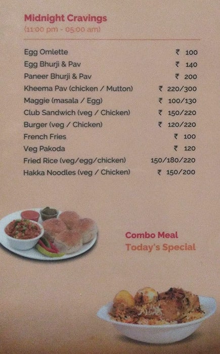 Magnus Amara - MultiCuisine Restaurant, Open 24 hours menu