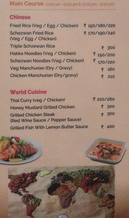 Magnus Amara - MultiCuisine Restaurant, Open 24 hours menu