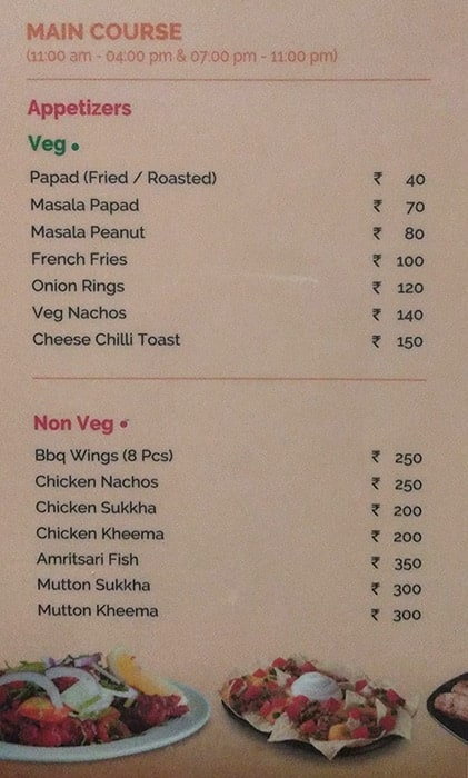 Magnus Amara - MultiCuisine Restaurant, Open 24 hours menu