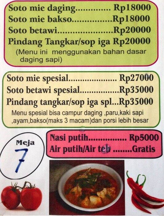 Soto Betawi Kebayoran Lama