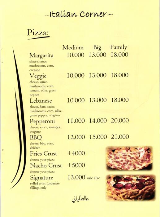Adib menu