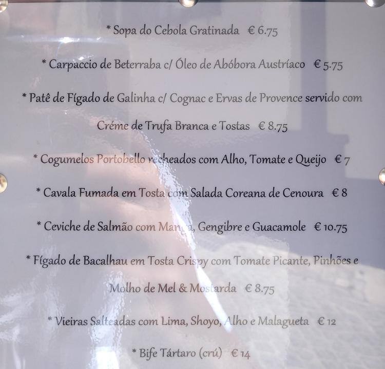 Ancora menu