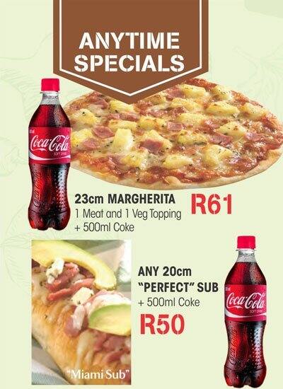 Pizza Perfect menu