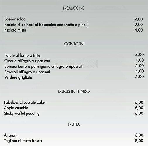 Menu di Axel Restaurant 