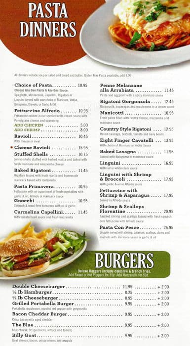 Carta de Suparossa Carryout & Delivery
