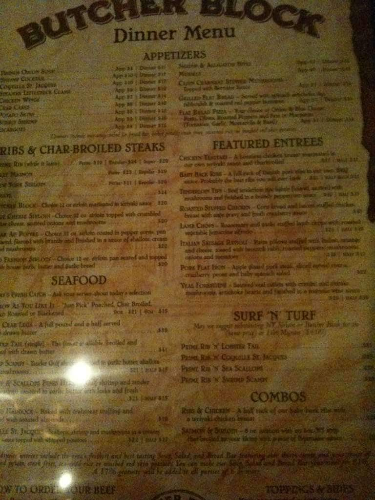 Menu At Butcher Block Pub Bar Plattsburgh   1acd0127d1f59981e58a06d407886cd6 