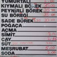 Koclar Pide Ve Borek Salonu Menu