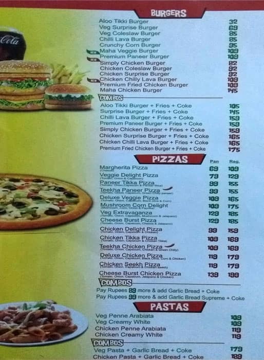 grillinn krishnanagar lucknow menu