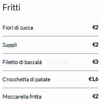 Menu de Il Focolare