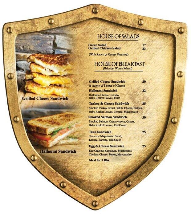 Game of Toast Menu, Menu for Game of Toast, Al Khalidiya, Abu Dhabi
