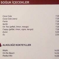Osmanli Cafe Menu Menu Untuk Osmanli Cafe Cennet Istanbul