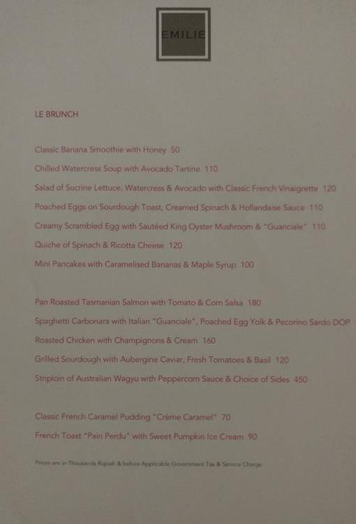 Emilie French Restaurant, Senopati, Jakarta - Zomato Indonesia