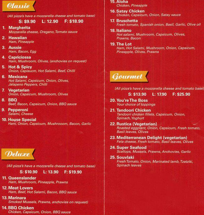 Il Amalfi Pizza Pasta Menu, Menu for Il Amalfi Pizza Pasta, Kew