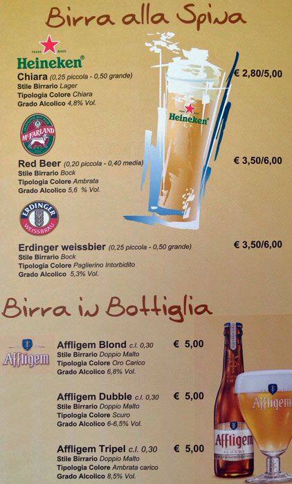 Menu di Solo Pizza Cafè 