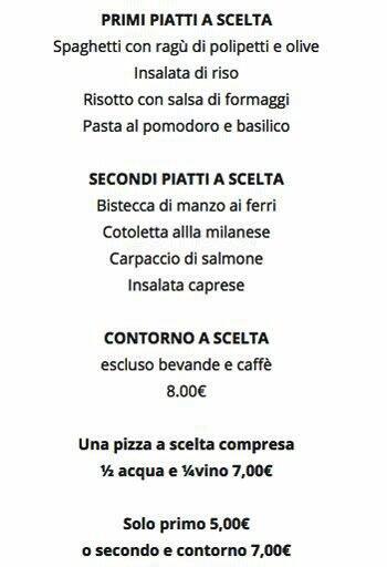 Menu di Marvivo 