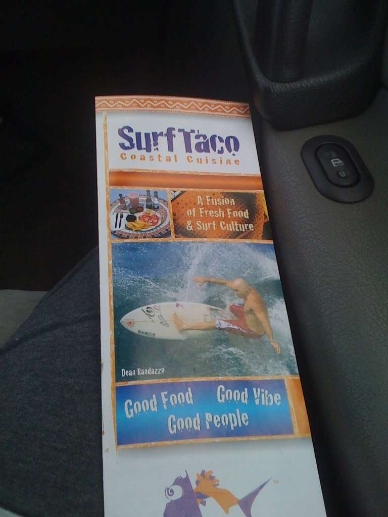 Surf Taco Menu, Menu for Surf Taco, Long Branch, Long Branch