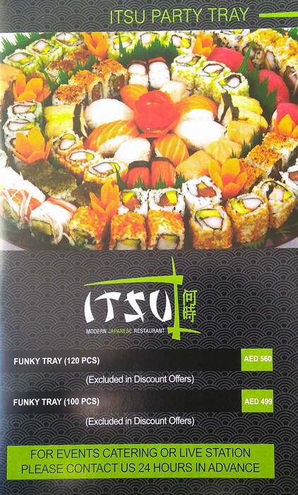Menu at Itsu Modern Japanese Restaurant, Dubai Marina, Dubai, G Floor