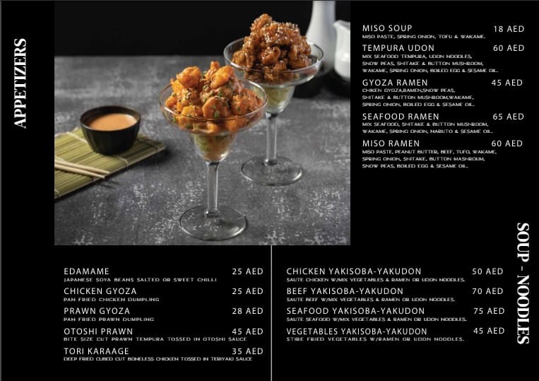 Itsu Menu.pdf Menu of Itsu, Dubai Marina, Dubai