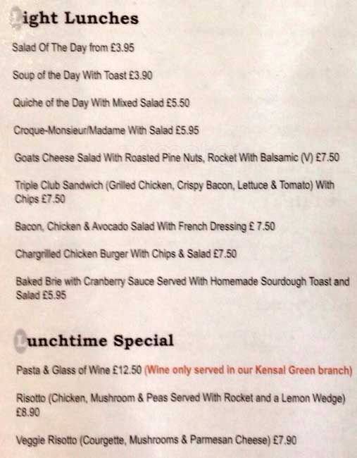 Crazy Baker Menu, Menu for Crazy Baker, Kensal Green, London Zomato UK