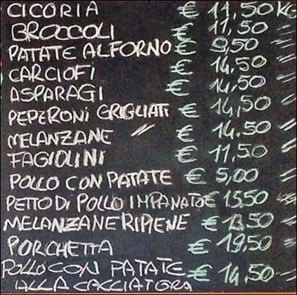Menu di Delizie Di Forno Roma 