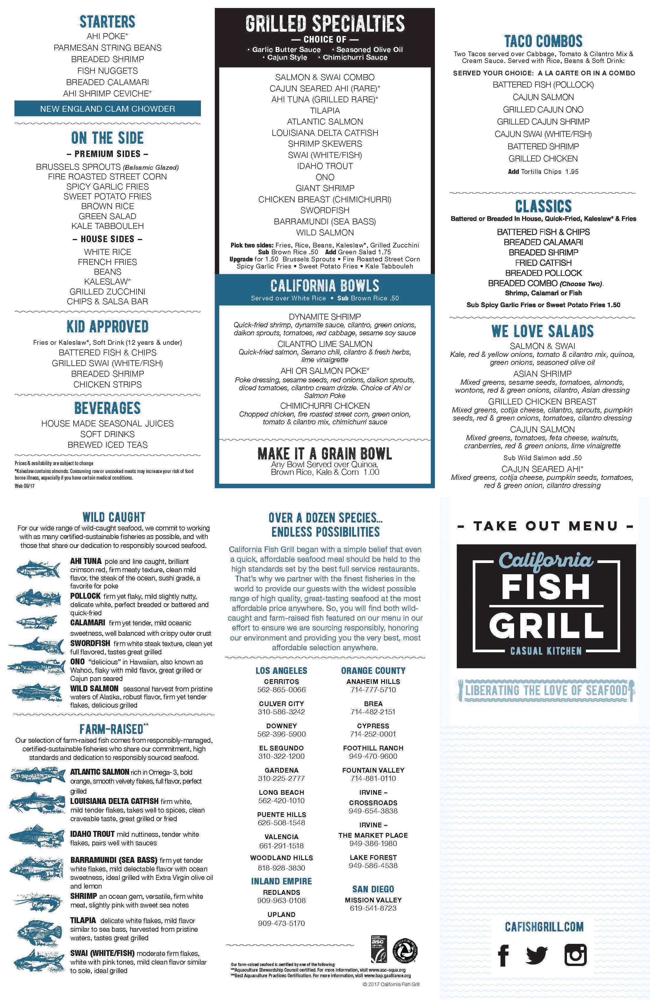 California Fish Grill Menu Menu For California Fish Grill Artesia   B437e8b6029e7407cc5fe66776ece5ca 