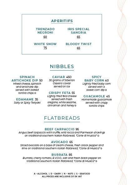 Iris Dubai Menu Menu For Iris Dubai Nad Al Sheba Dubai Zomato