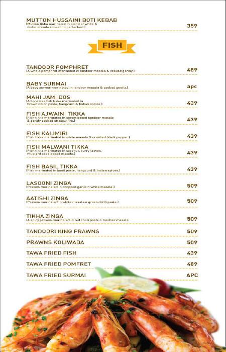 Silver Spoon Restaurant & Bar menu