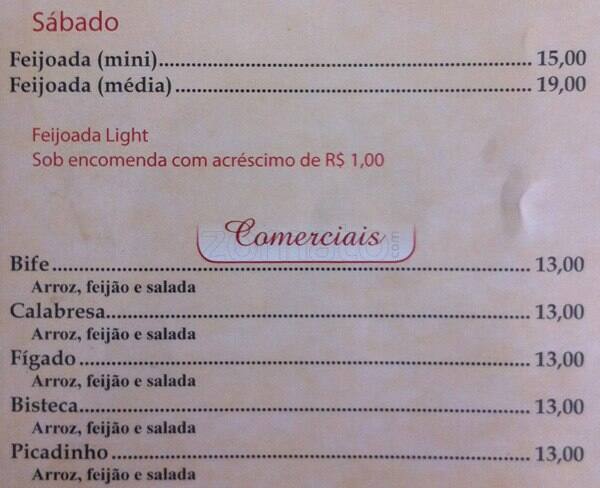 Pakera Lanchonete cardápio