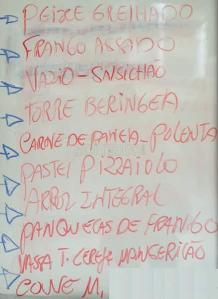 Tauta Restaurante cardápio