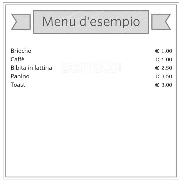 Menu di Cavallo Caffè 