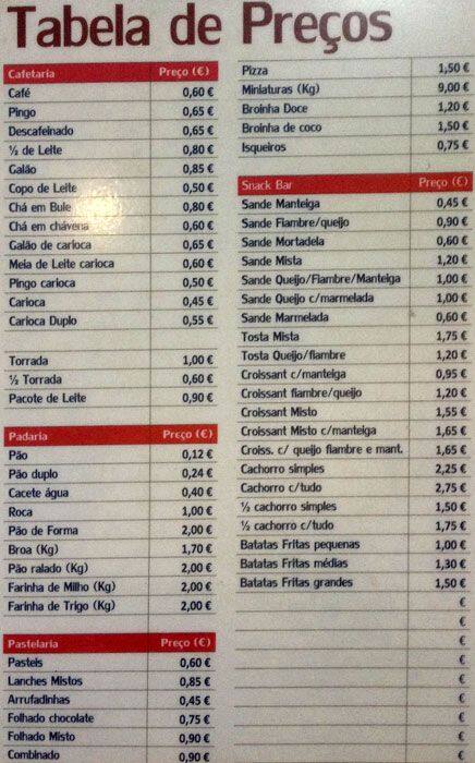 forma restaurant menu