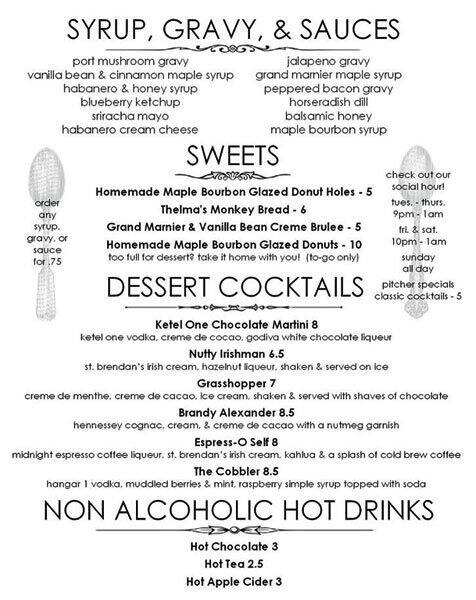 Civil Kitchen Tap Menu Menu For Civil Kitchen Tap Springfield Springfield