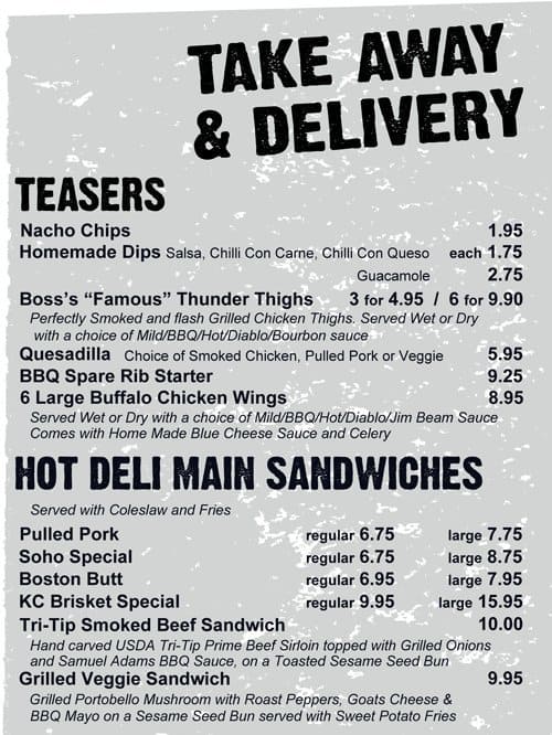 bodeans tower hill menu