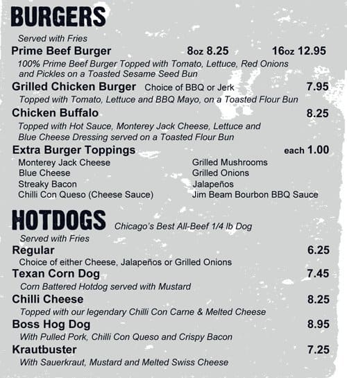 bodeans tower hill menu