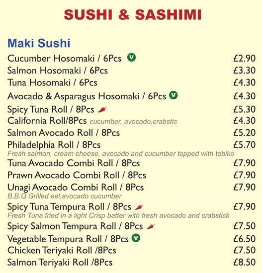 Menu at Noodle Foodle restaurant, London, 148 Merton Rd