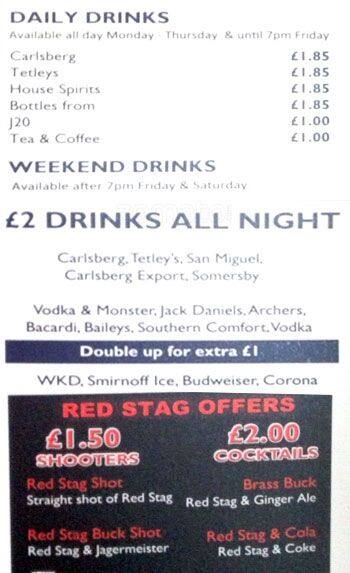Wave menu