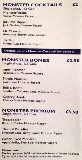 Wave menu