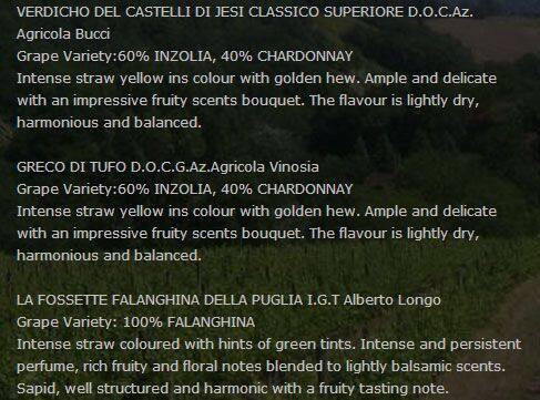 positano menu