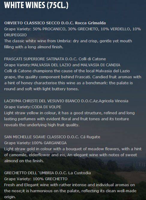 positano menu