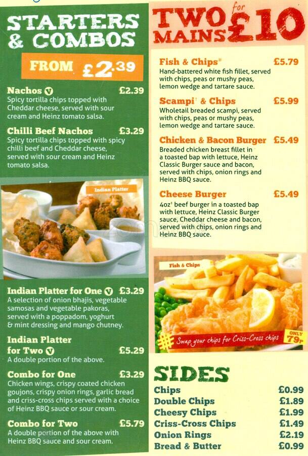 Lincoln Inn Menu, Menu for Lincoln Inn, Anniesland, Glasgow Zomato UK