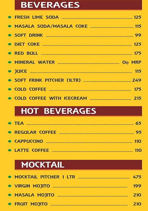 Best Choice Of Awadh menu