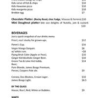 Little Blue St Kilda Melbourne Urbanspoon Zomato Scanned Menu For Little Blue