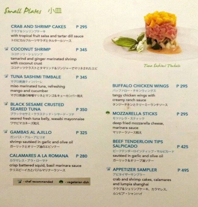 La Marina Costabella Tropical Beach Hotel Menu Zomato Philippines