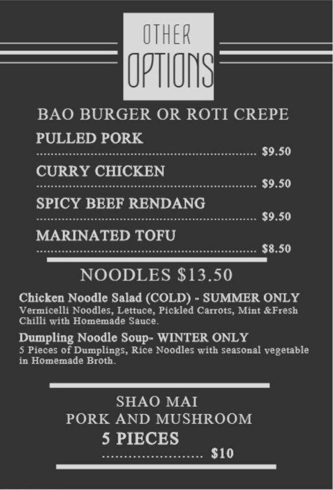 Carta de Dumpling Box