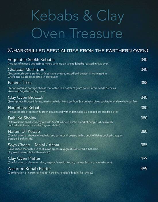 Vega Pure Vegetarian - Hotel Alka Classic menu