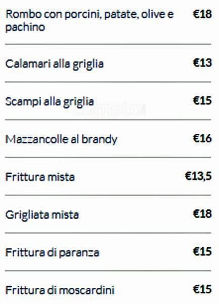 Menu di L'Antica Torre 