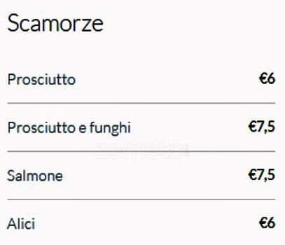 Menu di L'Antica Torre 