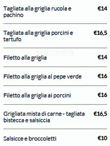 Menu di L'Antica Torre 