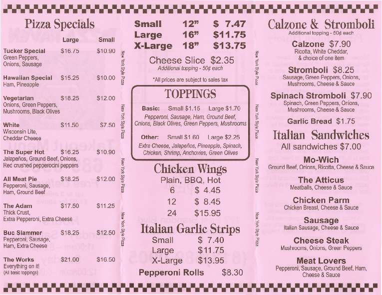 Pizza Haven Menu, Menu for Pizza Haven, Brandon / Valrico, Tampa Bay Urbanspoon/Zomato