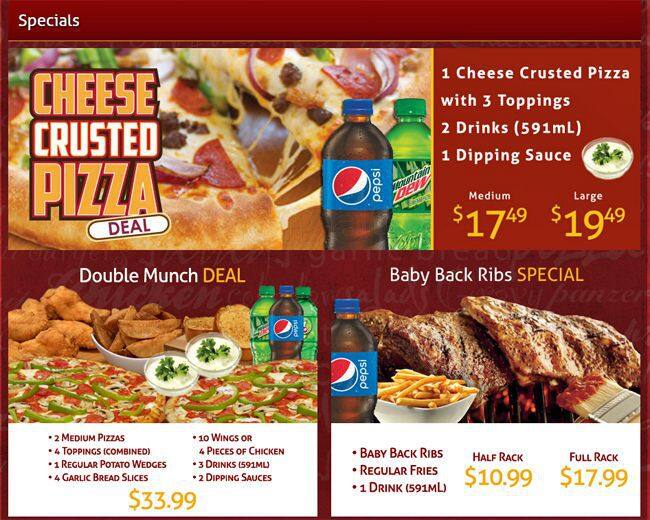 Double Double menu